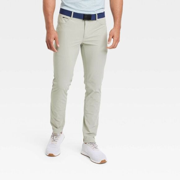 All in Motion -  Men's Golf Pants Slim Fit Lightweigh Light Green - Picture 1 of 4
